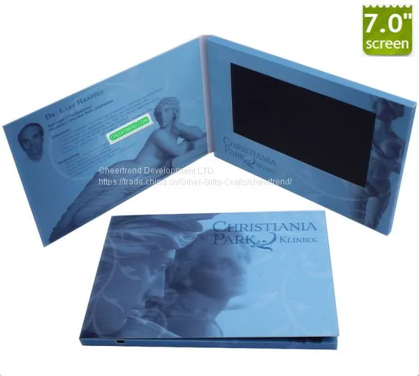 2017 Hot Product Customized Printing 4.3 Inch 7 Inch Lcd Video Brochure Lcd Video Greeting Card photo-5