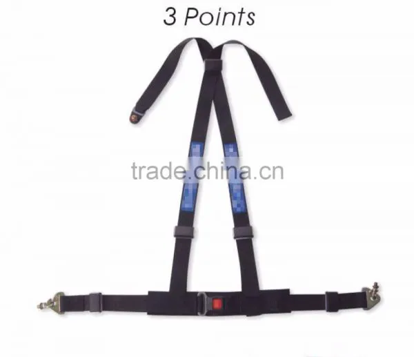 Three Points Safety Belt,racing seat belts,3 point racing harness safety seat belt