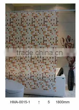 PVC Waterproof Plastic Shower Curtain Designs photo-5