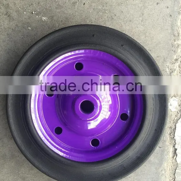 Wheelbarrow WB3800 13"x3" Solid Rubber Powder Wheel photo-4