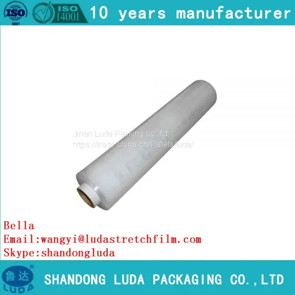 Factory Wholesale Anti Tear Hand PE Plastic Packaging Stretch Wrap Film Roll photo-5