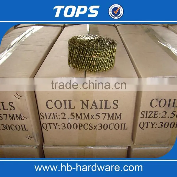Vinyl Coated Screw Coil Nails for Making Wooden Pallet photo-4