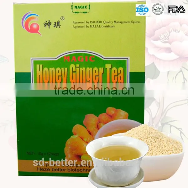 Instant Ginger Tea With Honey Flavor, Small Bag and Bulk Pack Available photo-6