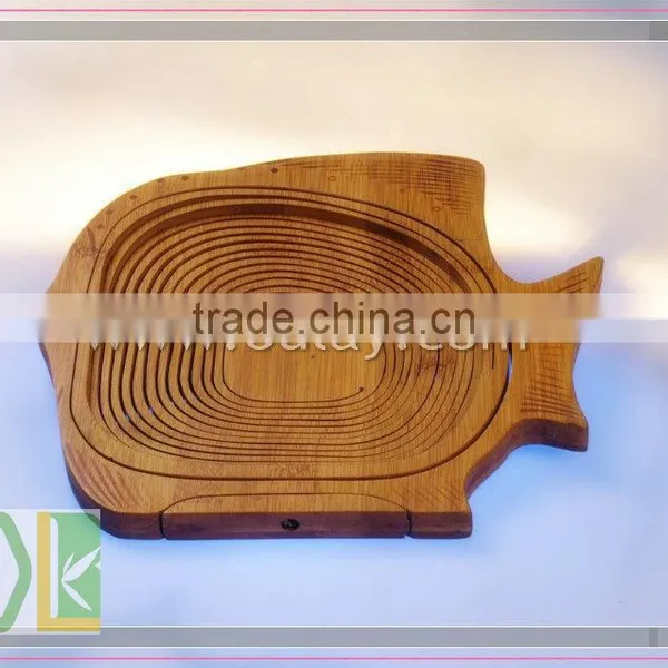 Animal Shape Bamboo Folding Fruit Basket photo-3