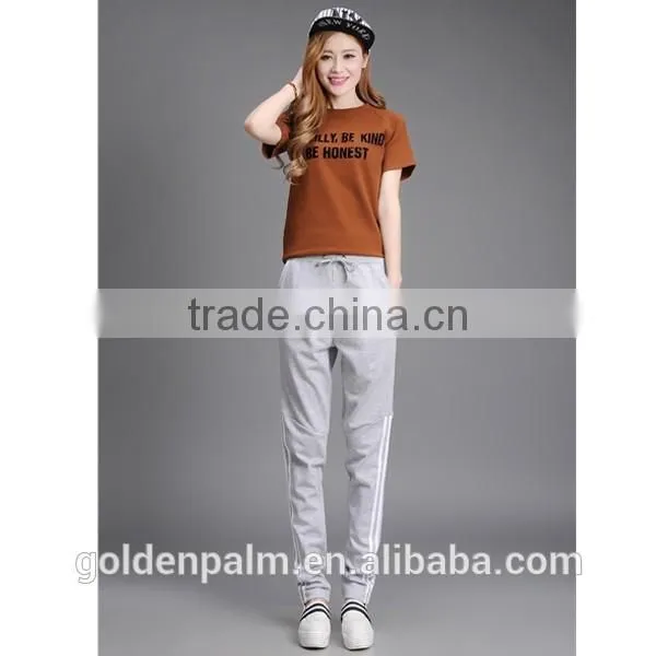 Womens Custom Jogger Gym Pants Sports Long Rash Guard Pants photo-2