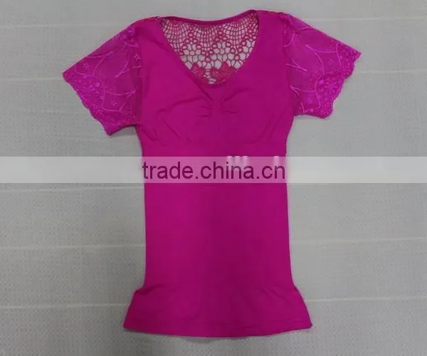 Ladies Lace Top Seamless Top photo-2