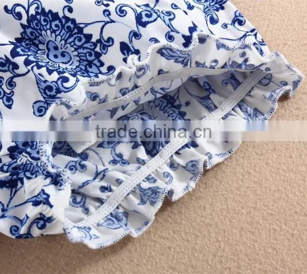 Fashion Girls Set 2015 Summer Wholesale Newest Mom and Bab 100% Cotton Baby Shorts photo-4