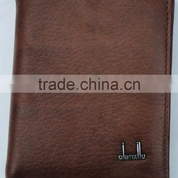 Fashion Men Cowhide Skin Purse Leather Wallet for Men photo-3