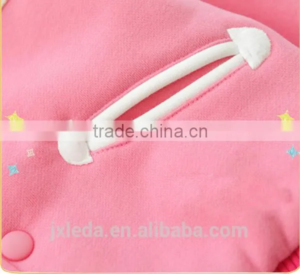 Girls Fashion Design Embroidery Crew Neck Sweatshirts photo-5