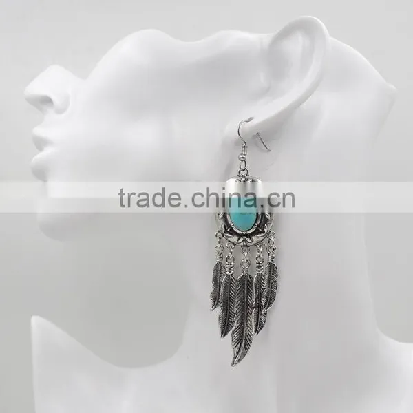 Zm53242a 2017 New Arrival Bohemian Ethnic Feather Earrings photo-3