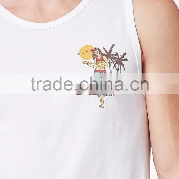 Creative Designed Scoop-neck Men's Tank Tops photo-4