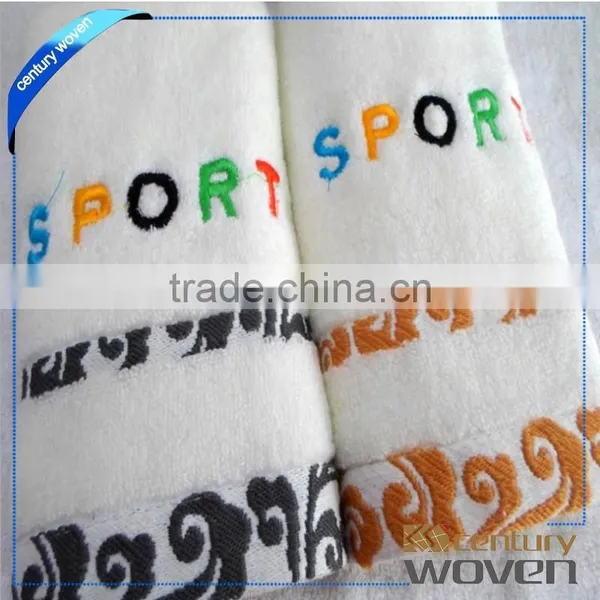 Wholesale Soft Letter Jacquard 100% Cotton Face Towel photo-2