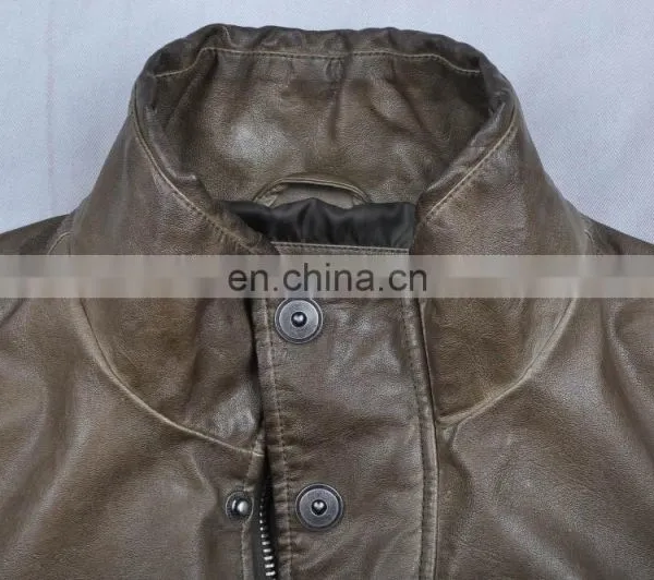 2016 Manufacture Latest Fashion Mens PU Jacket photo-3