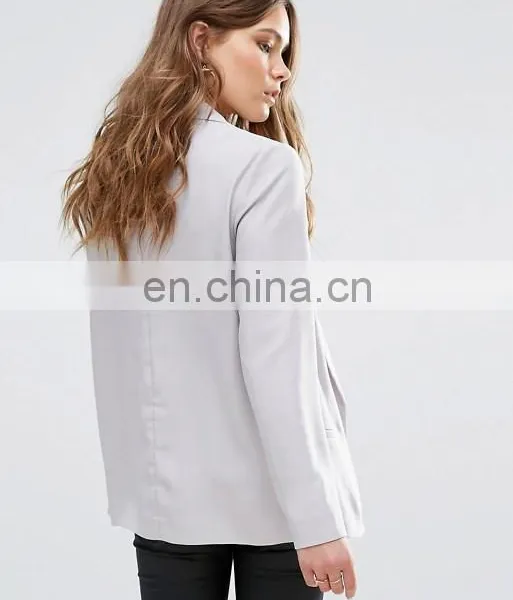 Hot European Style Winter/autumn Fasion Women's MD-LONG Suit Jacket Office Suits Coat photo-3