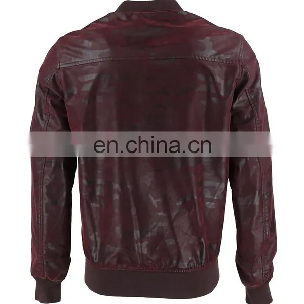 Men's PU Leather Jacket Fashion Leather Jacket for Man PU Leather Jacket Man photo-2