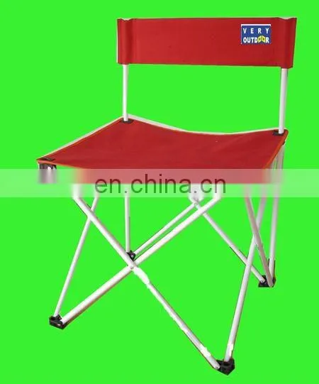 2018 Steel Frame Folding Chair Beach Chair Fishing Chair With Red 600D Polyester Fabric