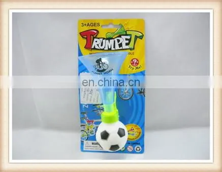 Kids plastic football bike trumpet horn toy