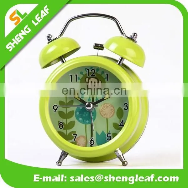 Metal Bell Ring the Alarm Clock Watch the Clock Creative Cartoon Clock photo-4