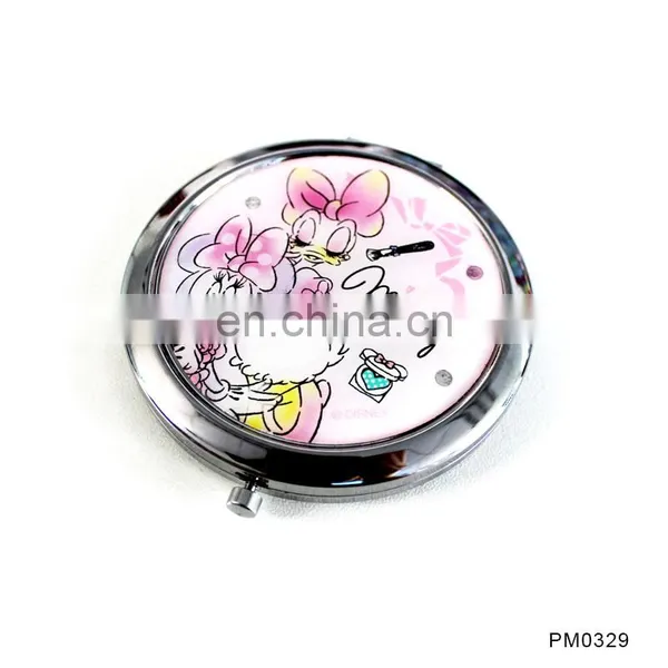 Party Gift Factory Fabric Cover Button Badge Handmade Decorative Convex Compact Mirror photo-5