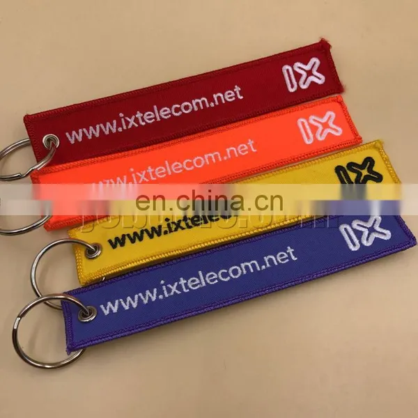 Custom Design Embroidered Keychain/key Chain/keyring Key Ring photo-4
