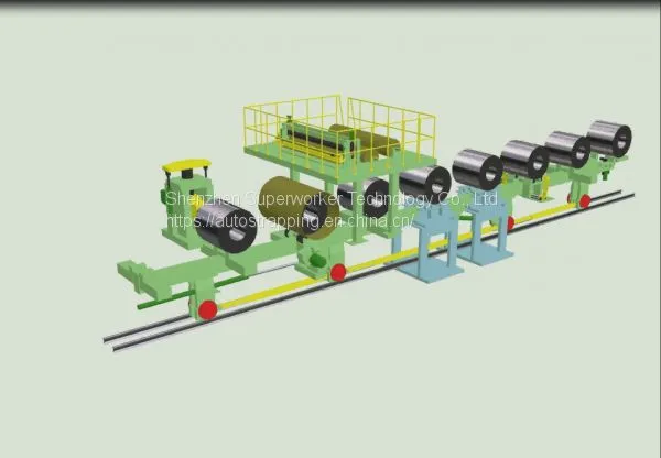 Industrial Automatic Coil Packing Line For Non Ferrous Metal Factories photo-2