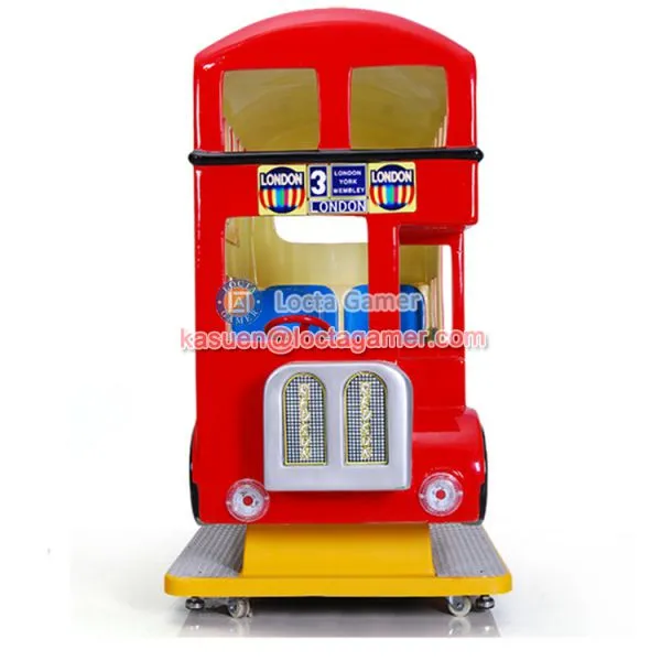 Zhongshan Amusement Rocking Machine Car Game Swing Machine London Bus Kiddie Rides photo-2
