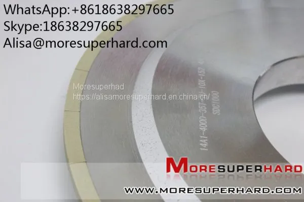 14A1 Ceramic Bonded Diamond High Efficiency Ultra-hard Grinding Wheel Alisa@moresuperhard.com photo-4