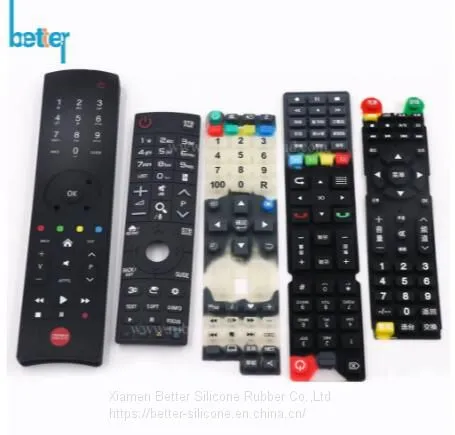 Custom TV Remote Control Silicone Rubber Keypad