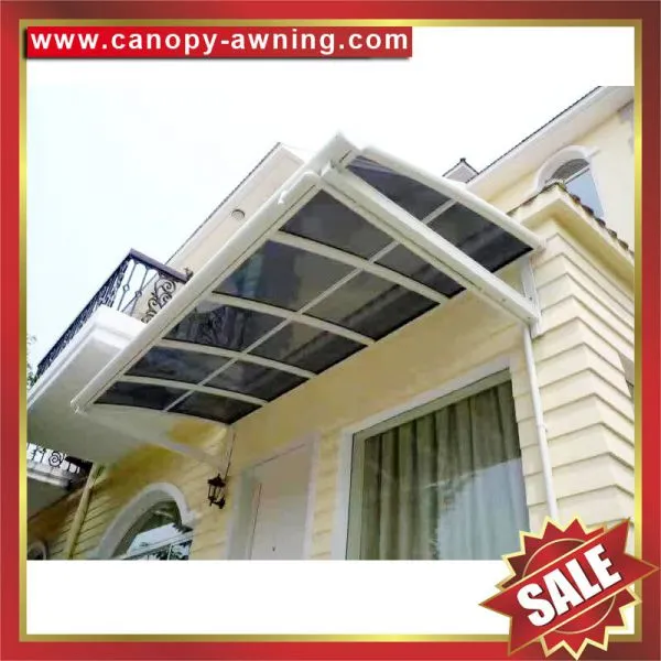 Alu pc Polycarbonate Aluminum Aluminium Metal Outdoor Terrace Balcony Gazebo Patio Canopy Canopies Cover Awning Shelter Kits photo-3