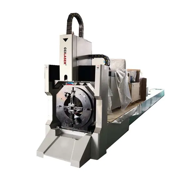 FLC-6020T 1000w Stainless Steel Carbon Steel Metal CNC Tube Fiber Laser Cutting Machine photo-4