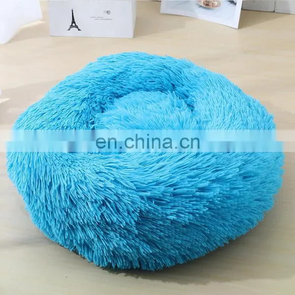 70cm Large Size Self Warming Indoor Round Pillow Cozy Soft Plush Pet Cat Dog Bed Nest photo-7