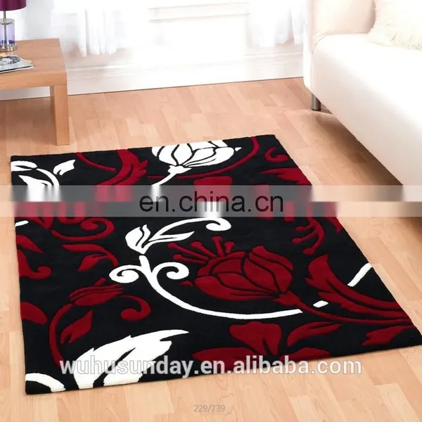 Beautiful Round Design Tianjin Factory Hand Tufted Tapis Floor Shaggy Carpet photo-4