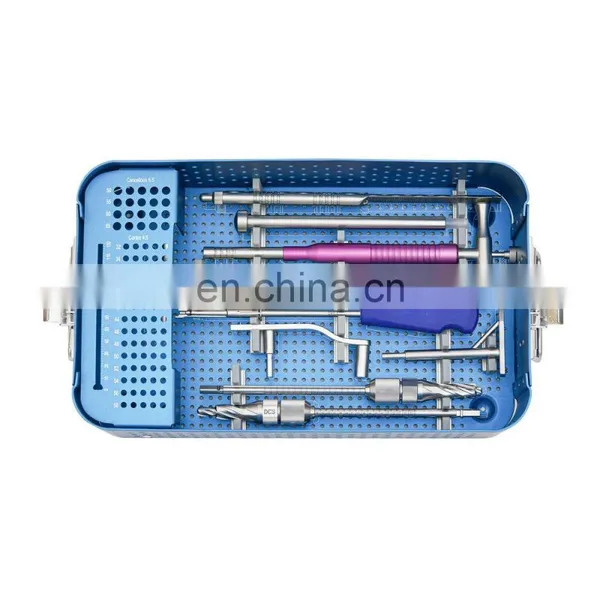 China Manufacture Bone Surgery DHS & DCS Plates Instrument Set Orthopedic Surgical Trauma Instruments photo-4