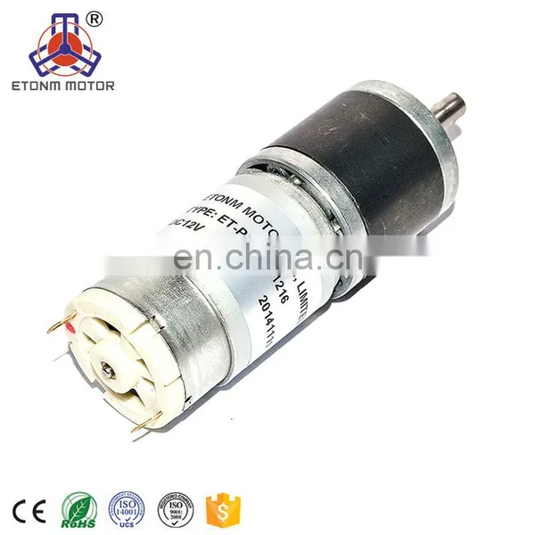 High Torque Customized Shaft 40W DC Brushed Planetary Gear Motor 12v photo-4