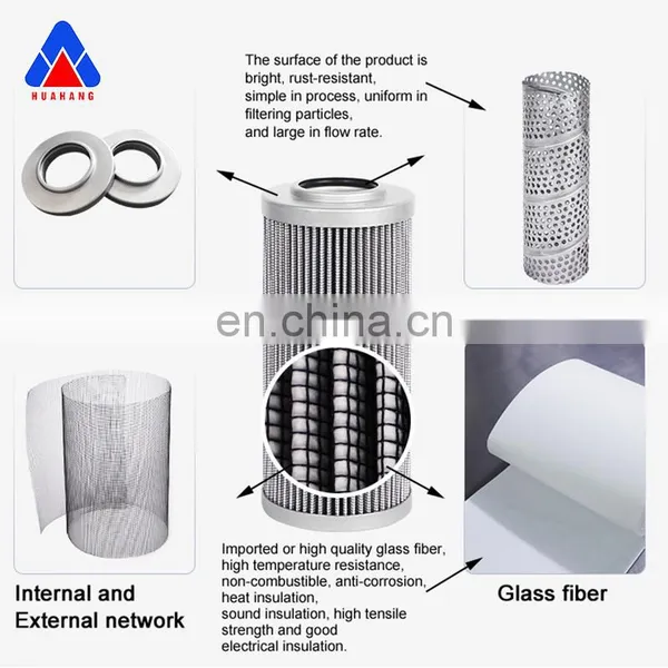 Metal Mesh Filtering Materials Lube Oil Filter Element Oil Hydraulic Cartridges 01.E.2001.130G.E.P Replace for Internormen photo-7