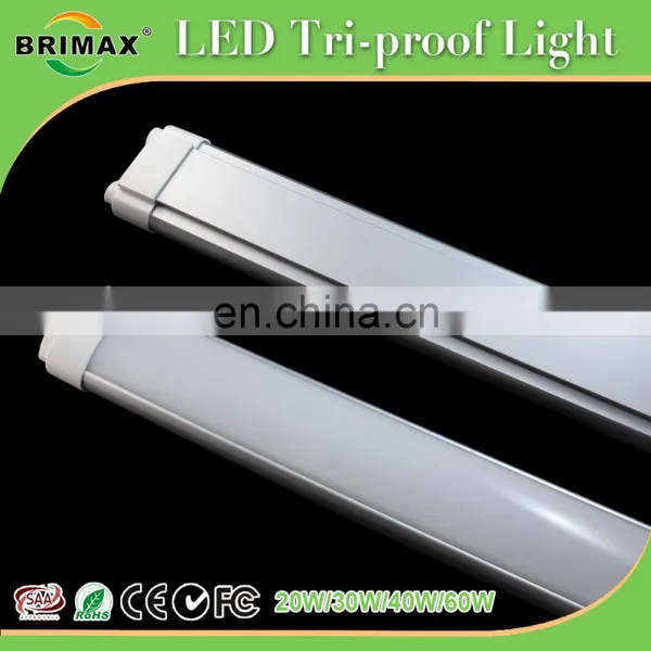 Brimax 1500mm 60w Vapor Tight Linear Fixture IP65 LED Tri-proof Light/three Proofing Lamps photo-3