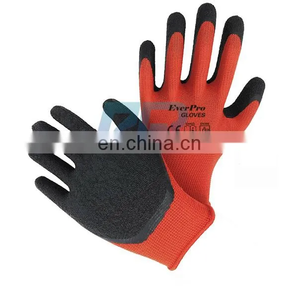 Women Colorful Latex Floral Palm Dip Gloves For Garden photo-3