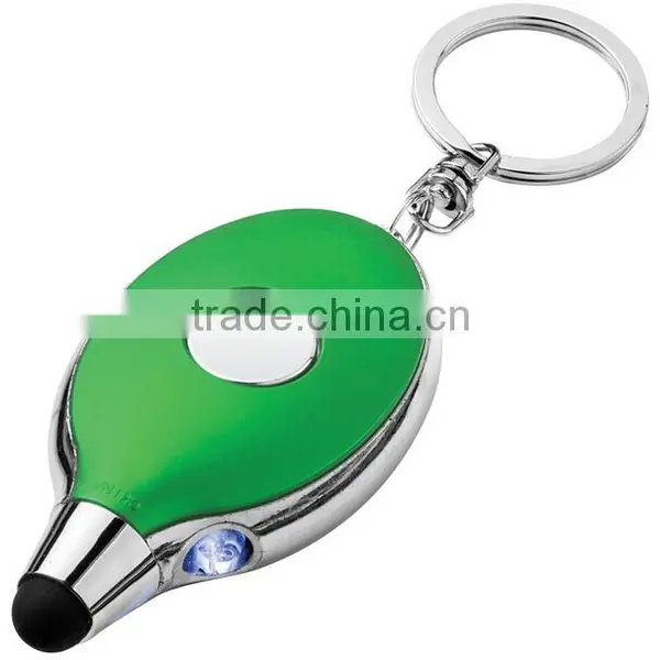 Promotional Gift 2-in-1 Model LED Stylus Pen With Keychain photo-4