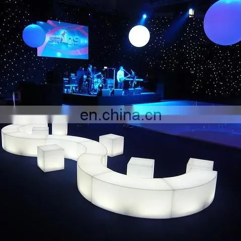 RGB Rechargeable Led Bar Furniture Lllluminated Waterproof Bar Chair Stool photo-2