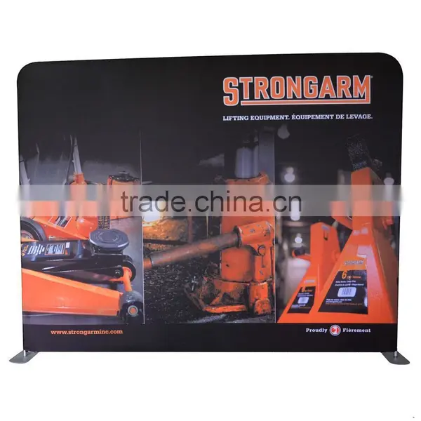 10ft Curve Fabric Exhibition Wall And Booth Tension Fabric Wall photo-2
