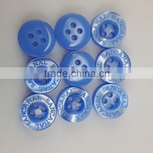 Wholesale 4-Holes Colorful Round Resin Button for Shirt