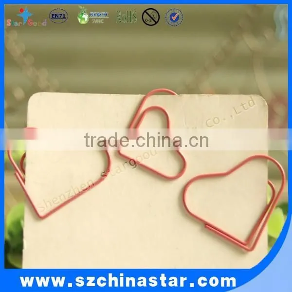 Wholesale Love Shaped Paper Clips With Beautiful PP Box Packing photo-4