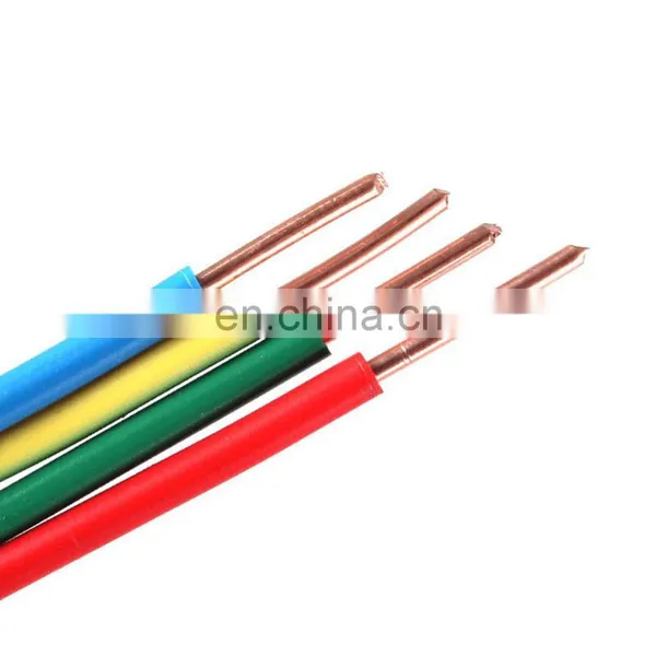 Wholesale Copper Material PVC Insulated BV Power Cable Solid Single Core Electrical Wire 4 MM photo-5