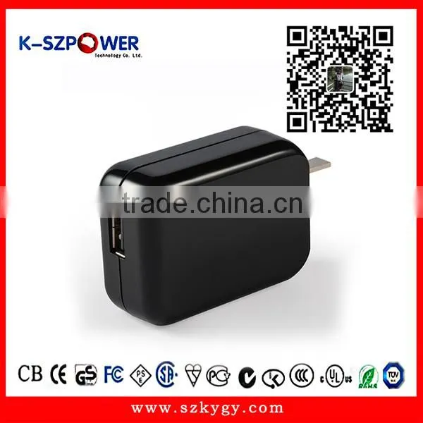 2016 G-series 7.5W K- 051500 5v 1500ma Usb Charger Adapter /wall ac dc Usb Adapter With CE UL GS KC FCC ROHS