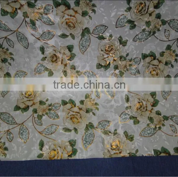 Elegant Hand Embroidery Designs Covers Pvc Edge Restaurant Table Cloth Made in China photo-2