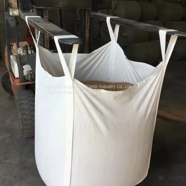 Big FIBC Jumbo Bag and Belt With Stevedore Straps Belted FIBC Bulk Bag for Packing Chemicals and Sand