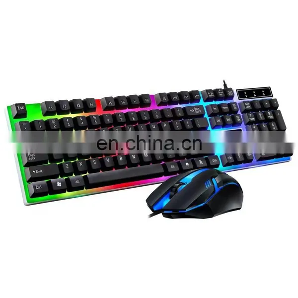 2022 Lower Factory Price G21b LED Light Gaming Keyboard and Mouse Combos photo-5