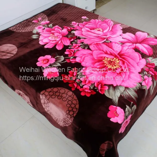Raschel Mink Polyester Blanket /Korean Cloudy Blanket