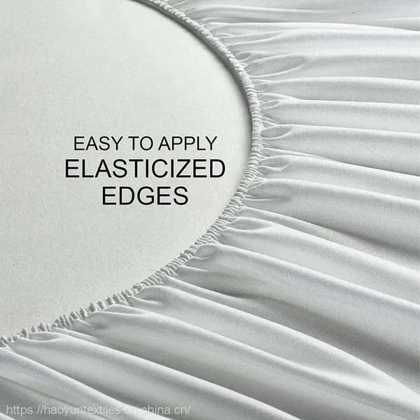 High Quality Hypoallergenic Waterproof Bamboo Jacquard Mattress Protector photo-2