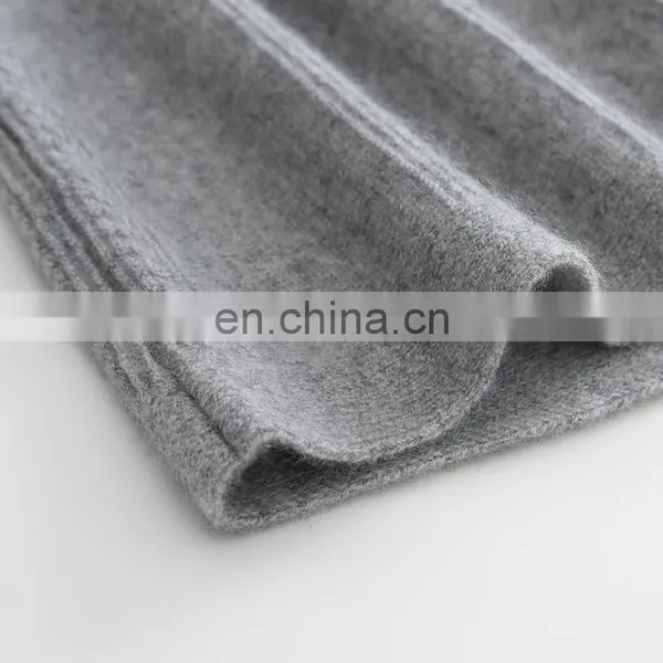 High Quality Pure Cashmere Crew Neck Dress for Ladies Winter Autumn Casual Style photo-4